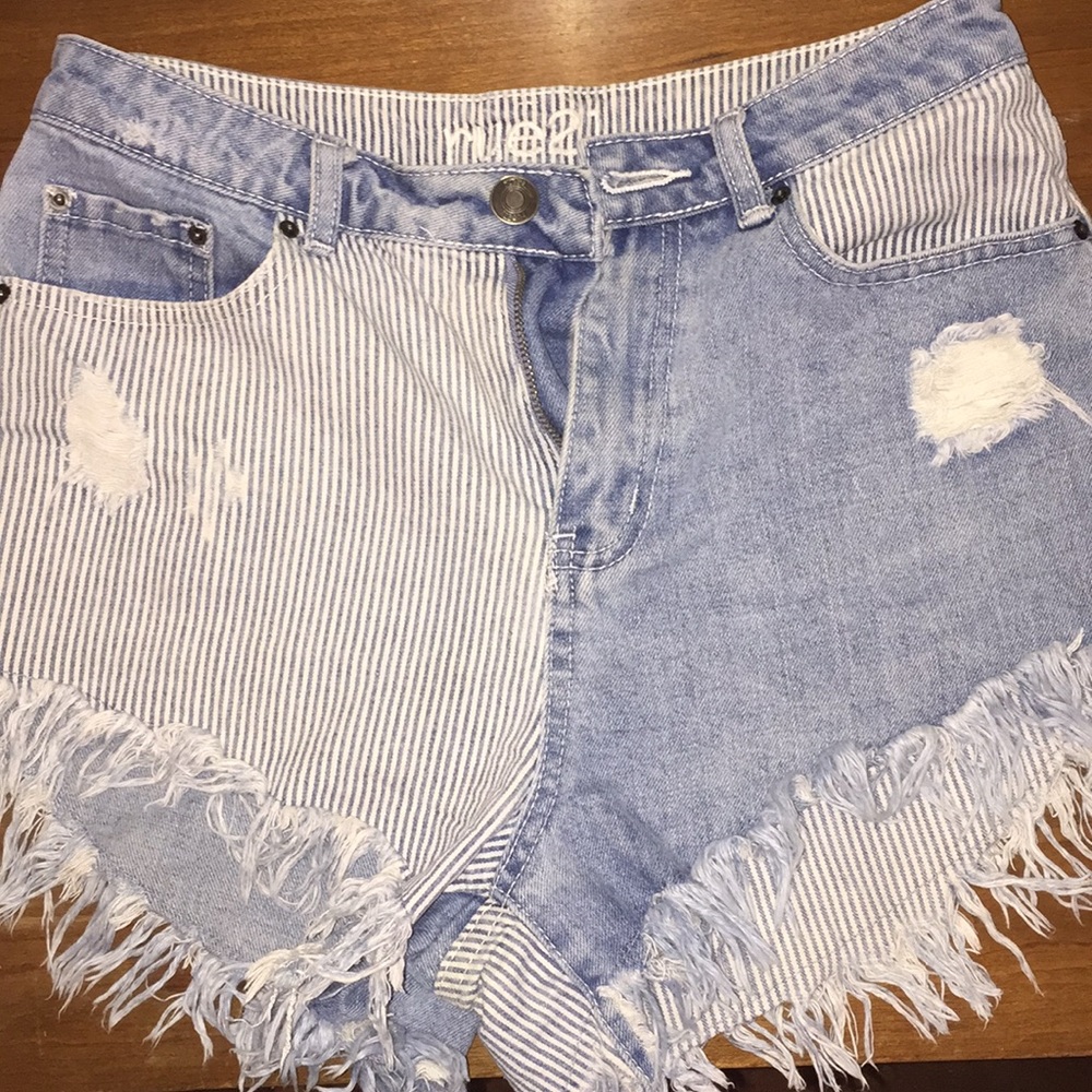 Rue 21 High Waisted Frayed Shorts
